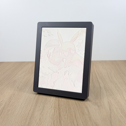 Litofania Ash Ketchum e Pikatchu