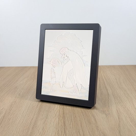 Litofania Shanks e Rufy