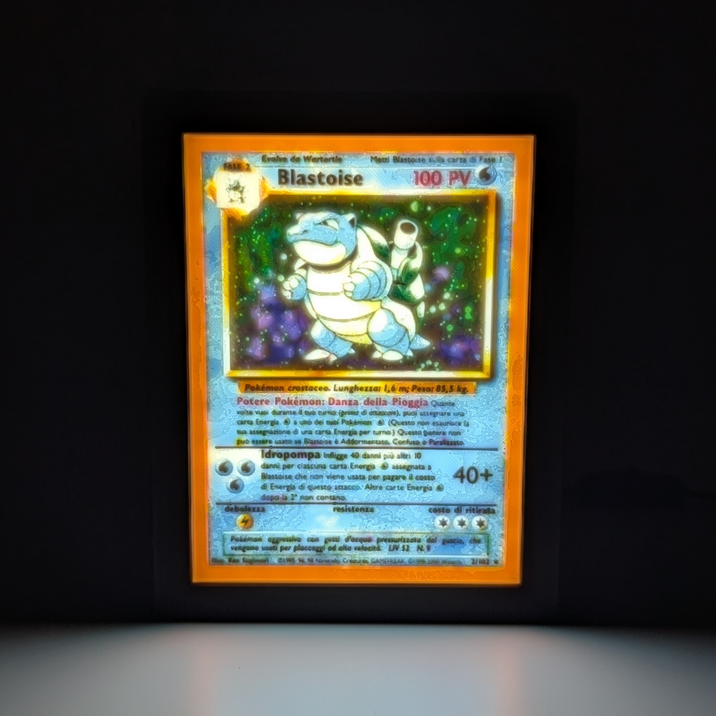Litofania carta Blastoise