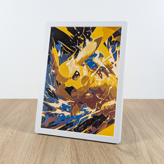 Quadro 3D Pikachu
