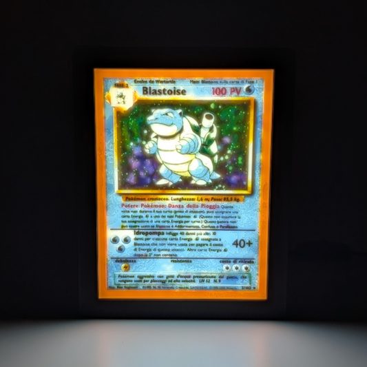 Litofania carta Blastoise