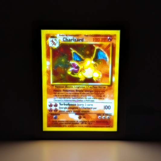 Litofania carta Charizard