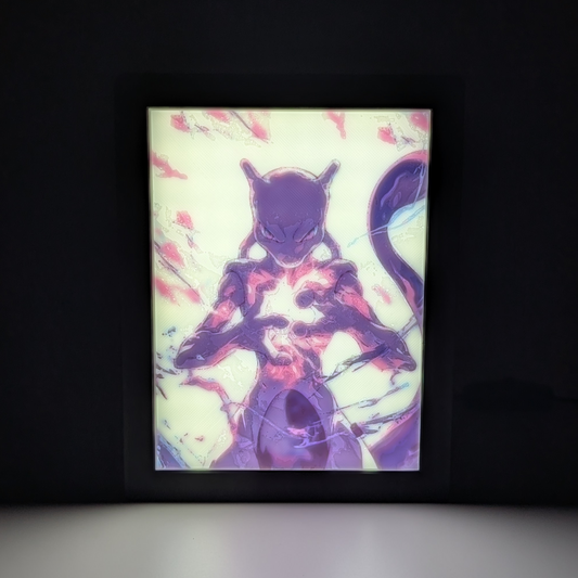 Litofania Mewtwo