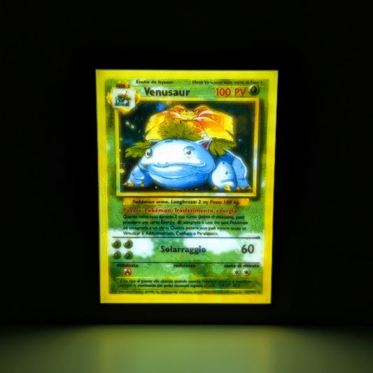 Litofania carta Venusaur