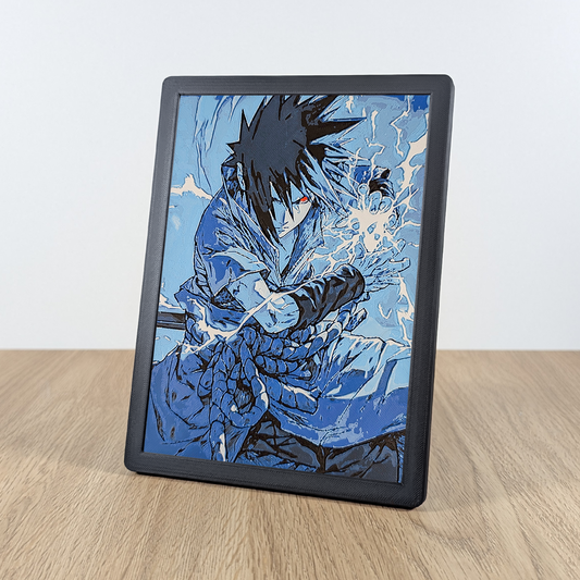 Quadro 3D Sasuke Uchiha