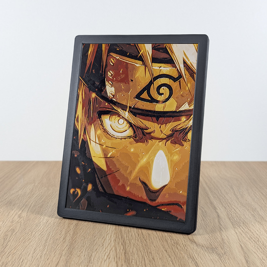 Quadro 3D Naruto Uzumaki